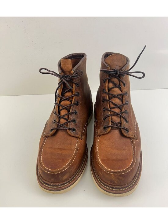 Red Wing 1907 Classic Moc Toe Boots Mens 10.5 E2  Copper Rough & Tough Leather main image 7